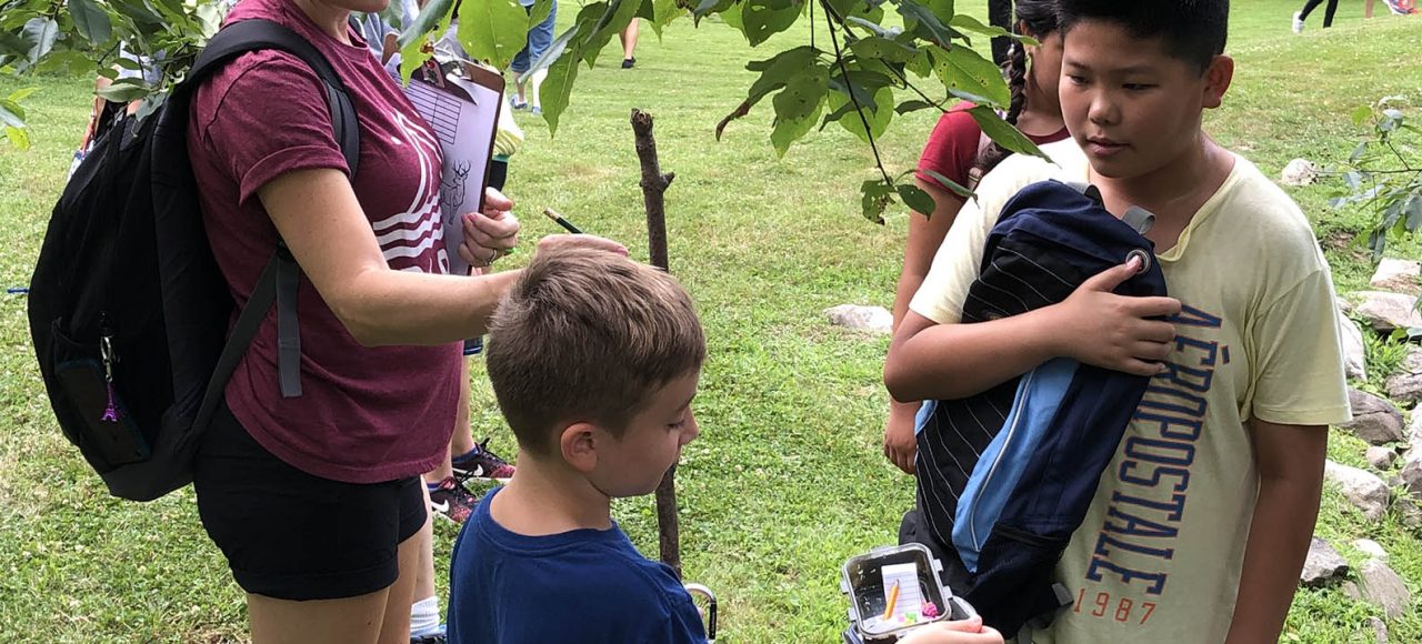 Geocaching at Brandwein Preserve