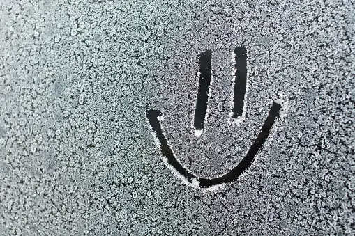 Icy Smiley face